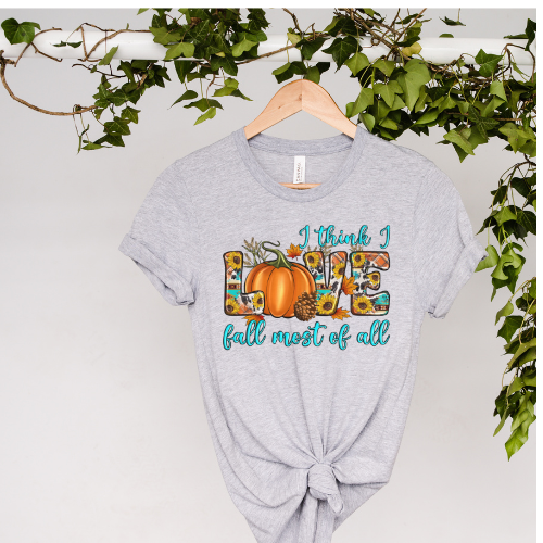 I think I love Fall most of all