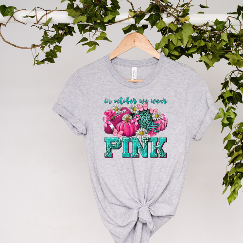 In October we wear PINK