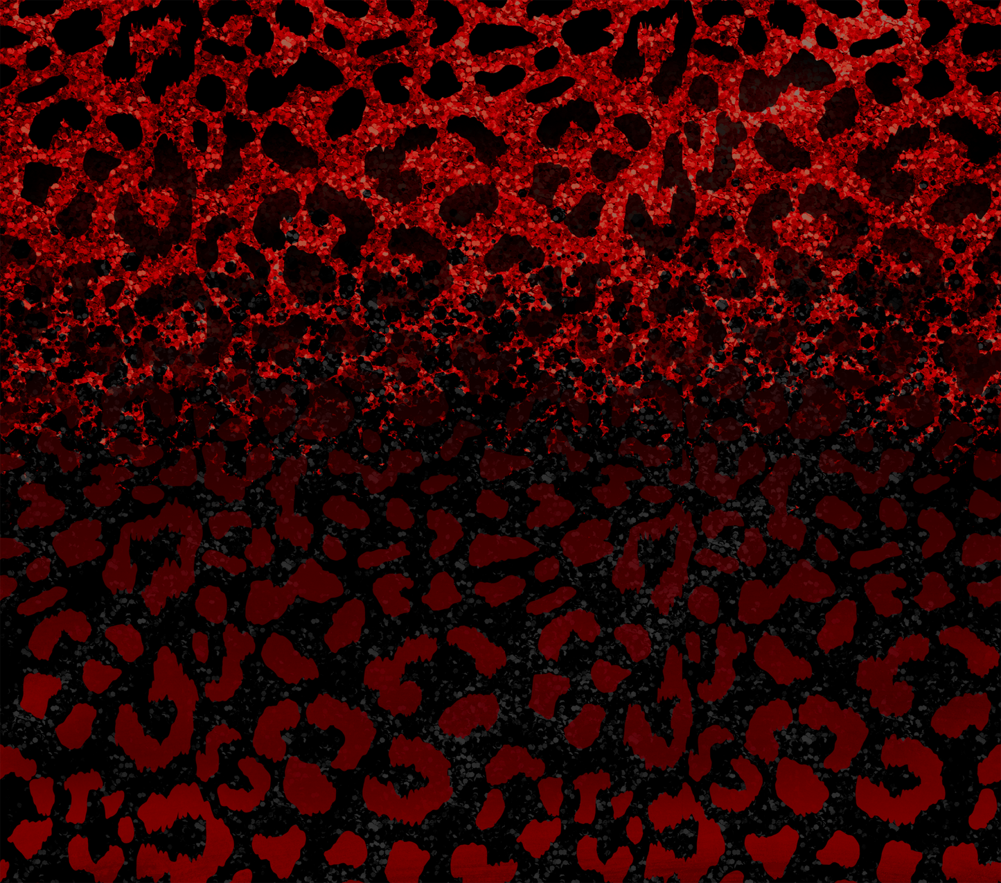 Black Red Glitter