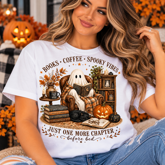 Books Coffee Spooky Vibes