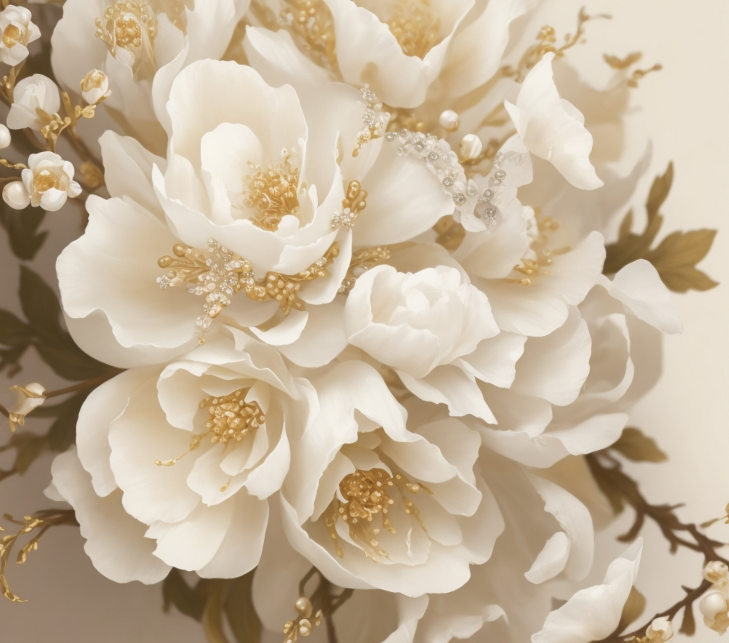 White Gold Flowers