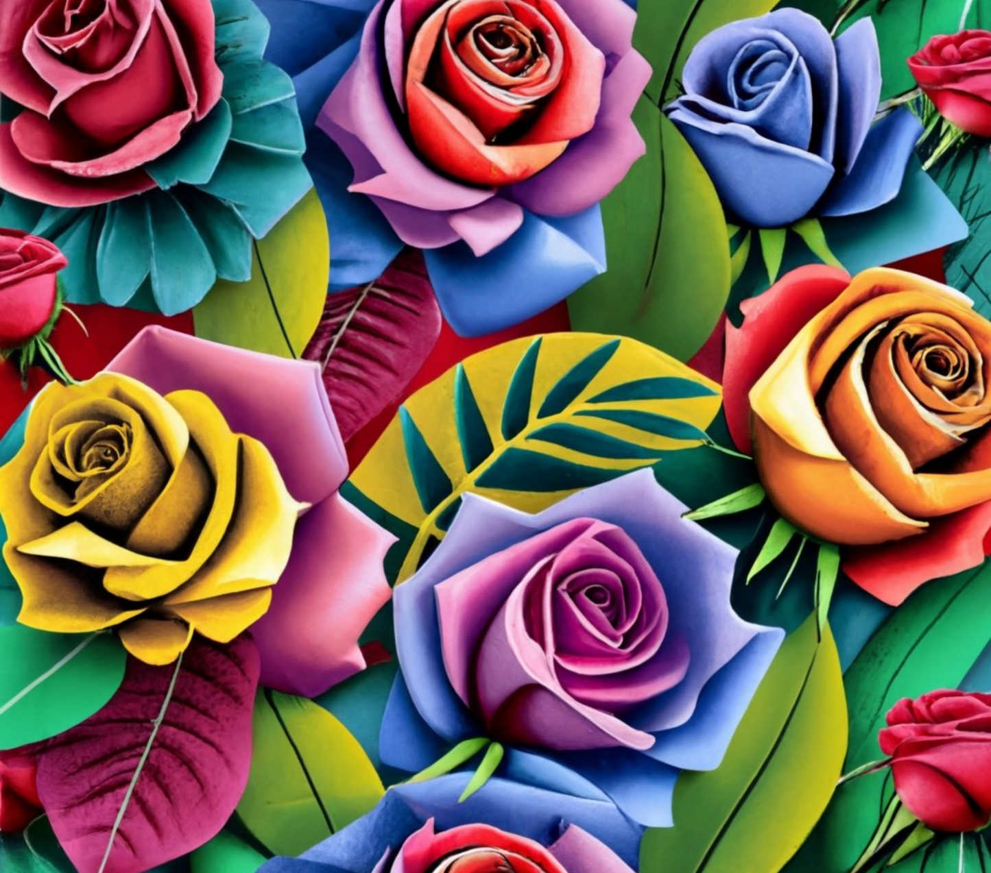 Colorful Rose