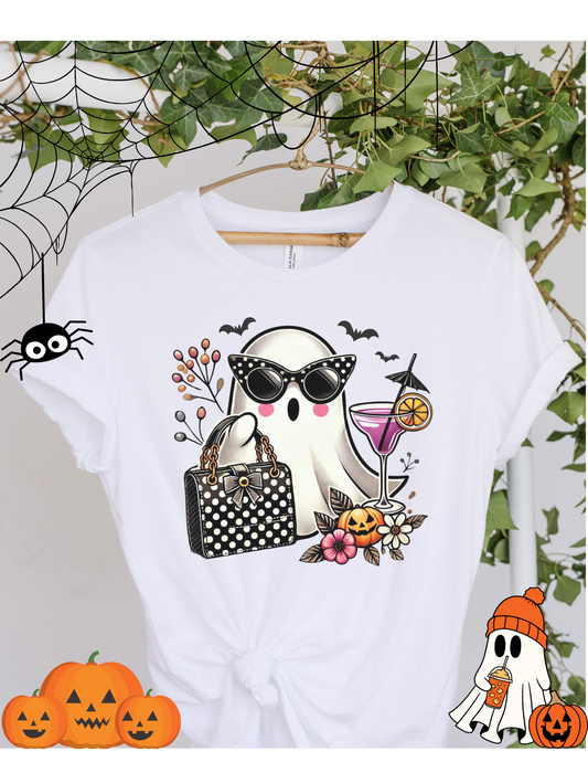 Bling Ghost with black purse