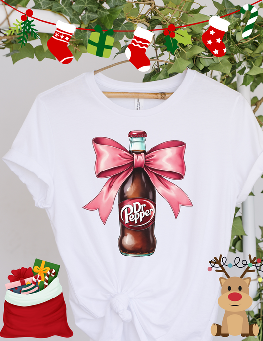 Dr Pepper Pink Bow