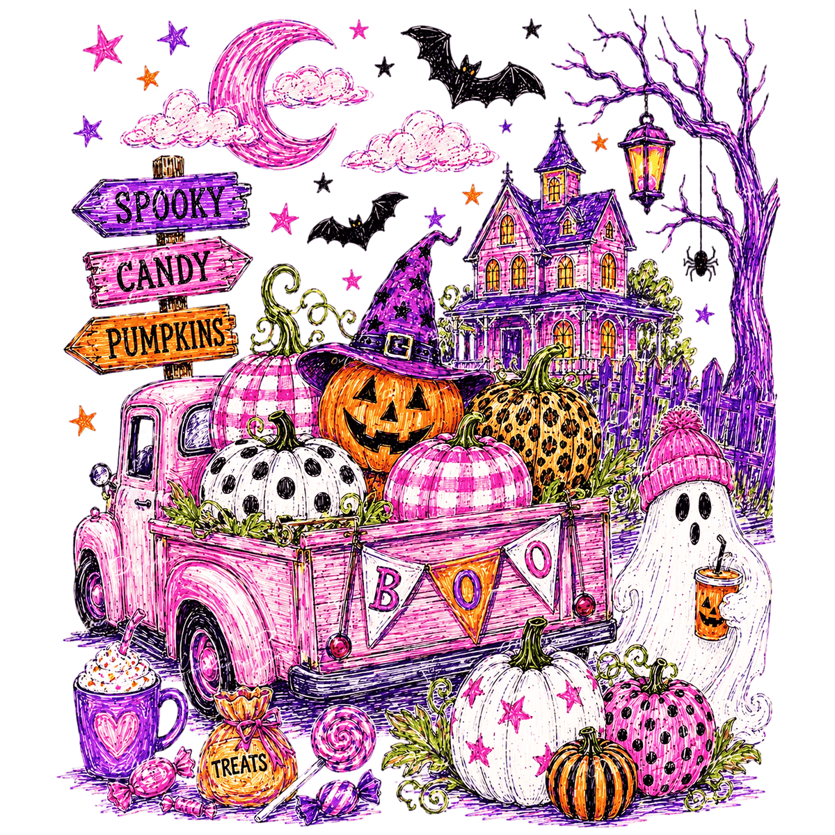 Spooky Candy Pumpkin
