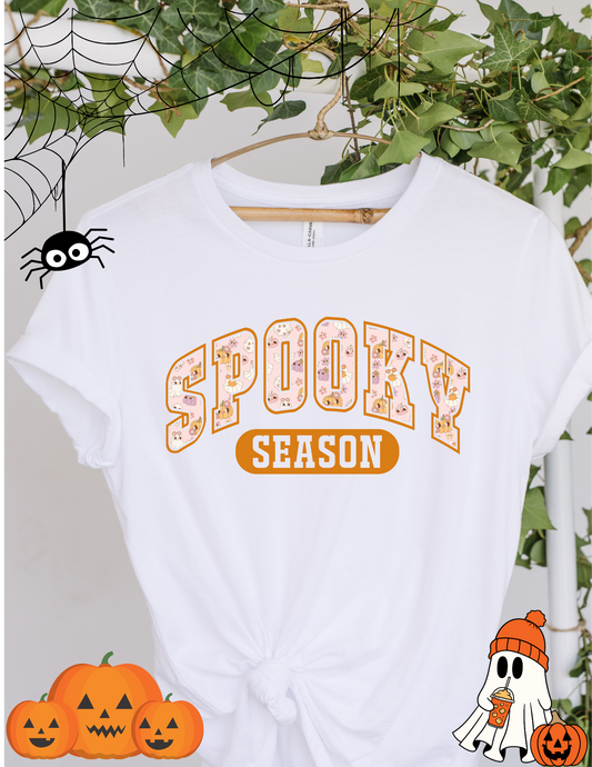 Spooky Season Orange White
