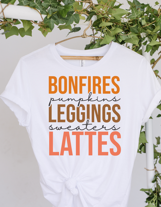 Bonfires Leggings Lattes