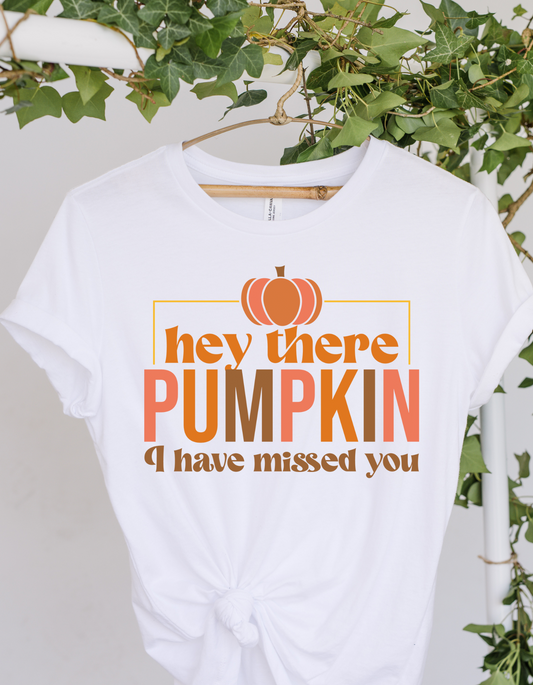 Hey there Pumpkin I have missed you