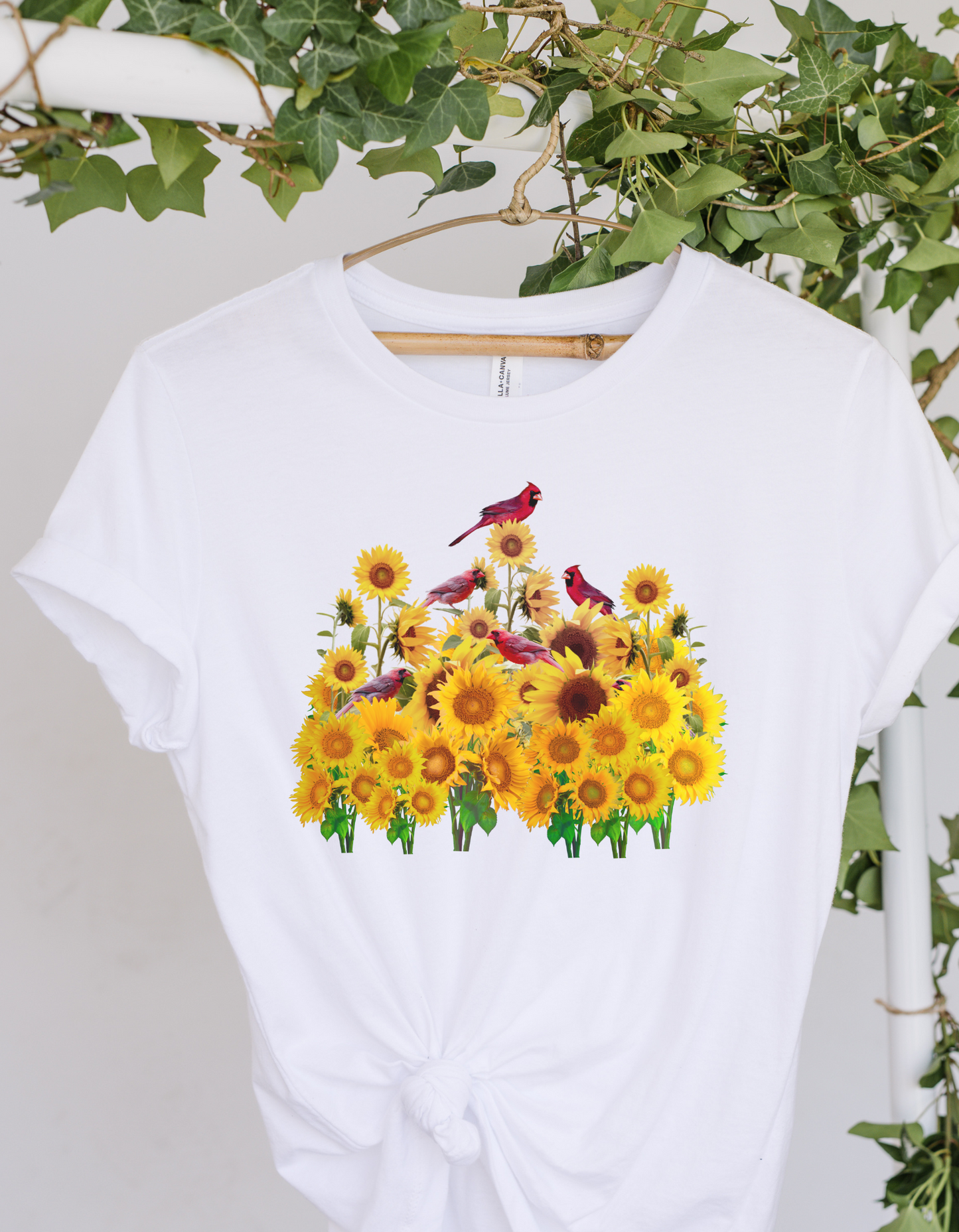 Cardinals in Sunflowers